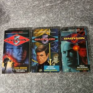 Babylon 5 Psi Corps Trilogy by J. Gregory Keys Paperback Books
